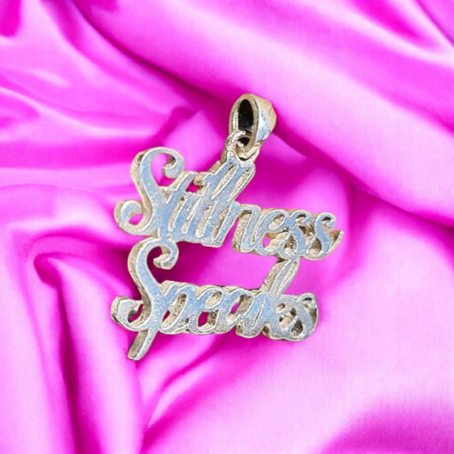 Stillness Speaks Pendant: Handmade Sterling Silver Spiritual Necklace