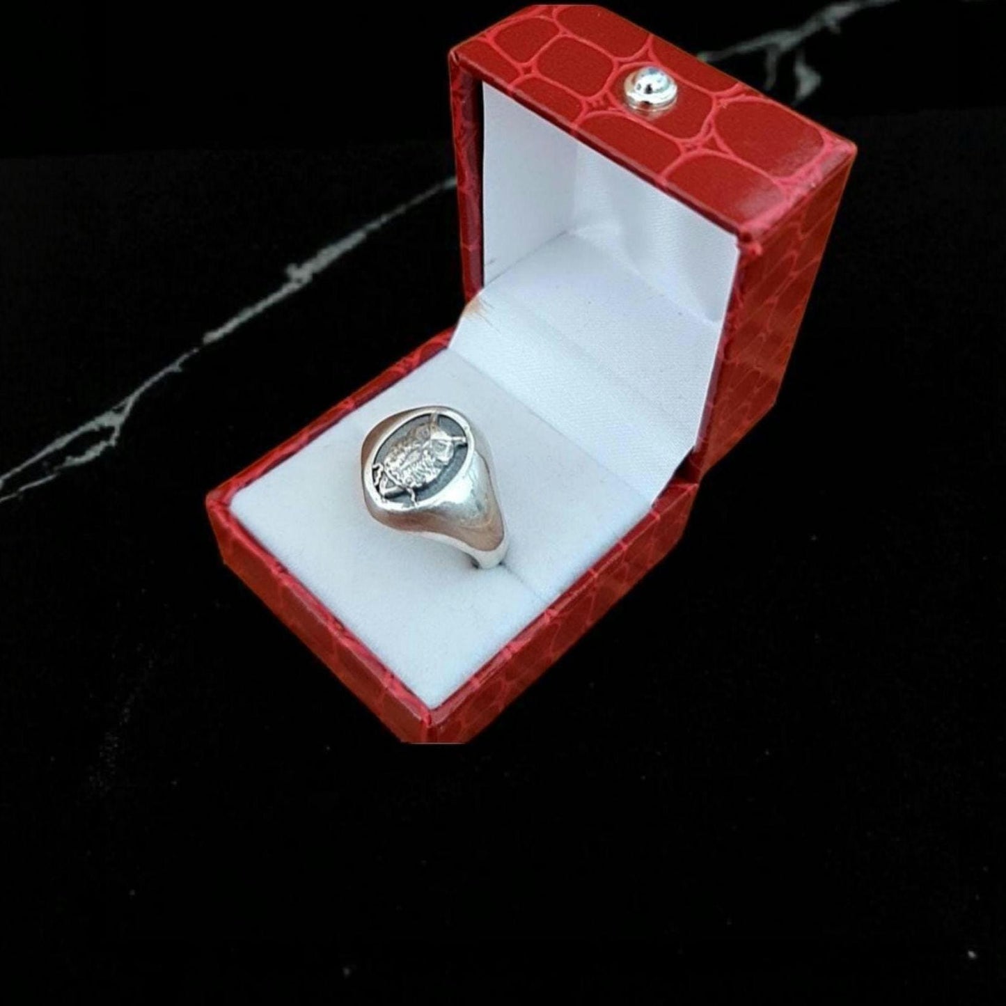 Sterling Silver Owl Ring: Animal Jewelry Gift