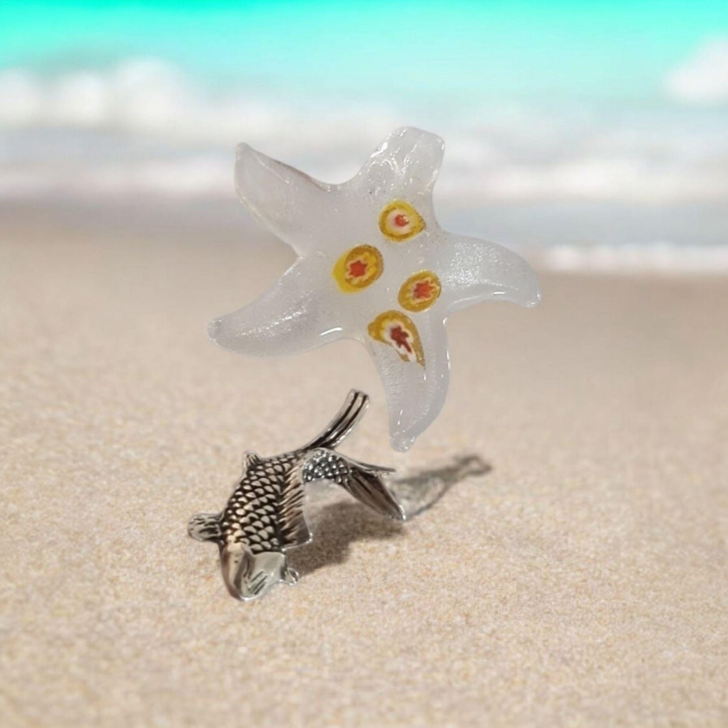 Koi Fish Pendant: Lucky Japanese Necklace Handmade Sterling Silver