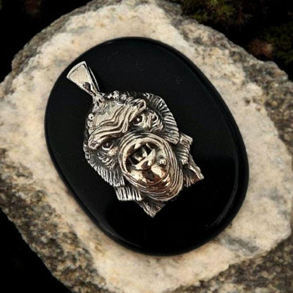 Creature from the Black Lagoon Pendant | Sterling Silver | Classic Monster Jewelry | Gothic Horror Necklace | Unique Sci-Fi Gift