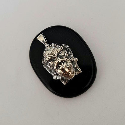 Creature from the Black Lagoon Pendant | Sterling Silver | Classic Monster Jewelry | Gothic Horror Necklace | Unique Sci-Fi Gift